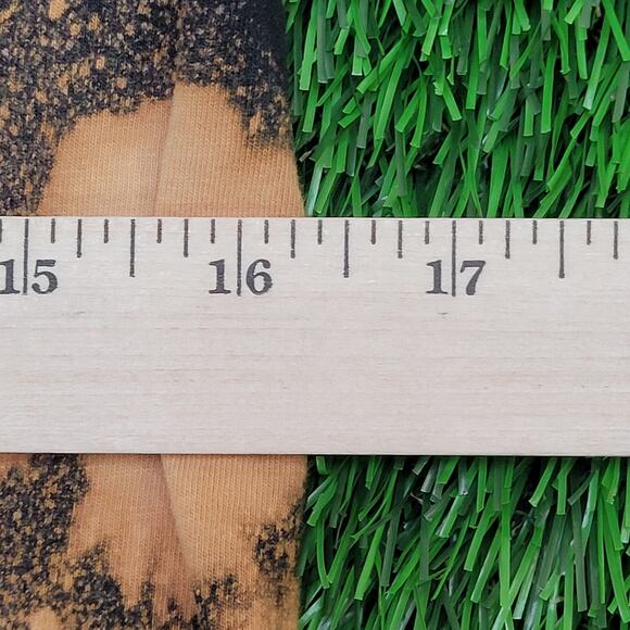 ACDC Tie-Dye Shirt Womens Small 16x26 Bleached - Picture 6 of 11